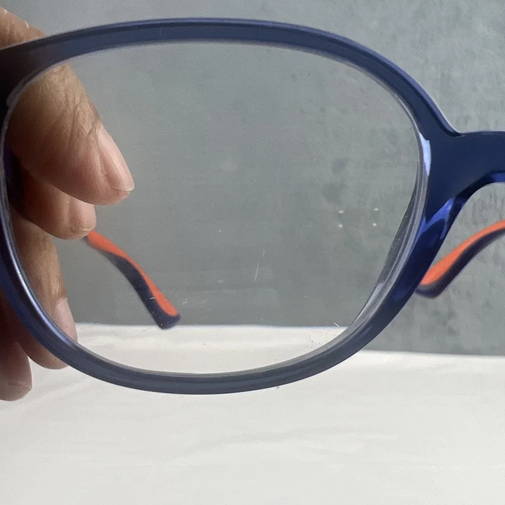 Ray-Ban RB1586 3775 Kids Eyeglasses FRAMES ONLY 49-16-130 Blue Orange Full Rim